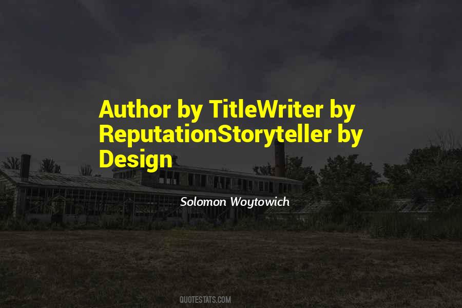 Solomon Woytowich Quotes #556418 Solomon Woytowich Quotes #556418
