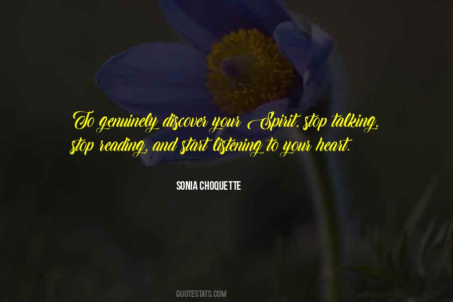 Sonia Choquette Quotes #1878879