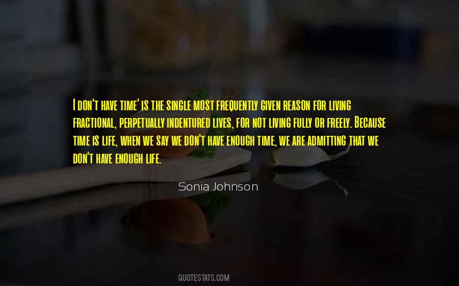 Sonia Johnson Quotes #235529