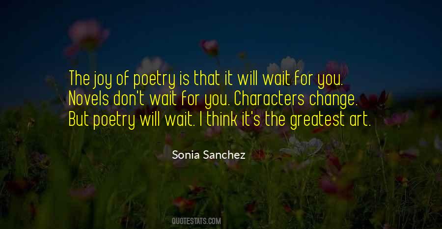 Sonia Sanchez Quotes #1299166