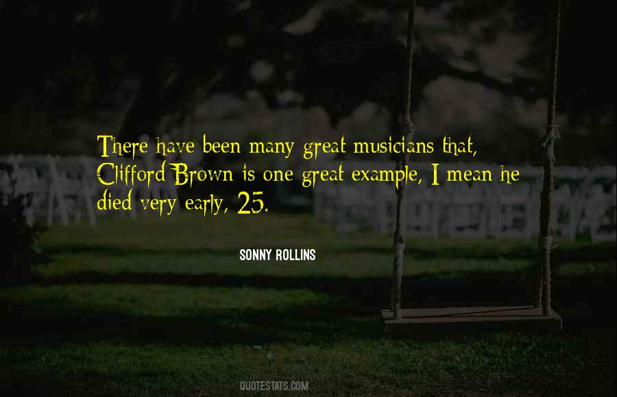 Sonny Rollins Quotes #1490531