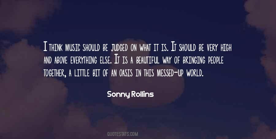 Sonny Rollins Quotes #303982