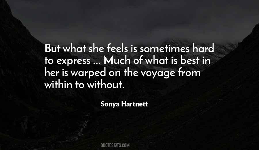 Sonya Hartnett Quotes #169550