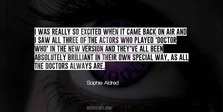 Sophie Aldred Quotes #35357