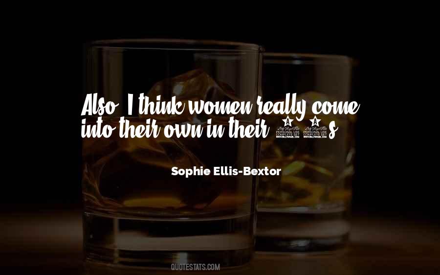 Sophie Ellis-Bextor Quotes #258423