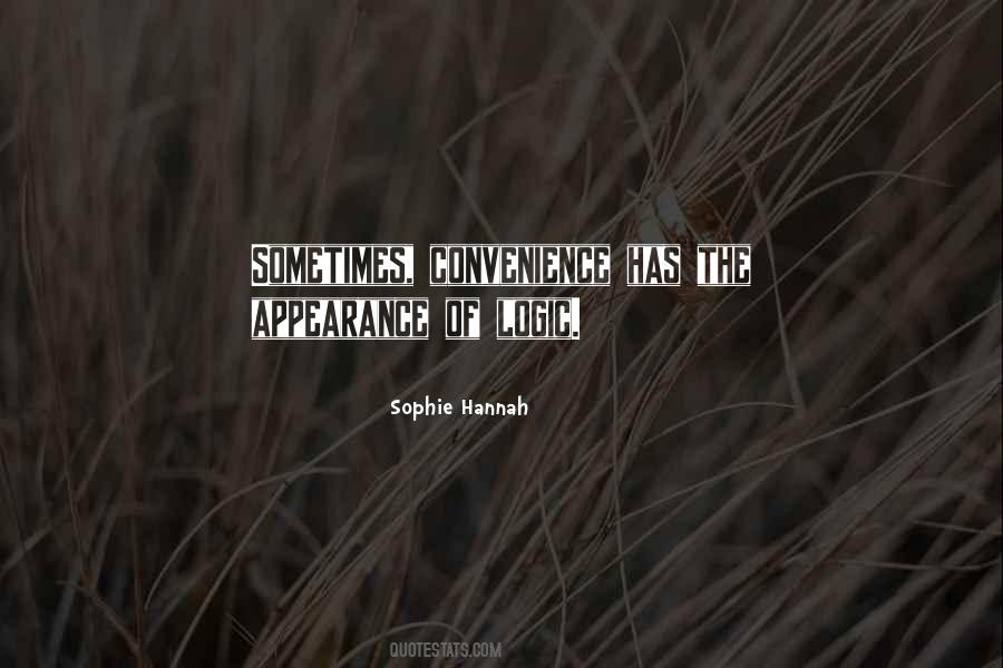 Sophie Hannah Quotes #1379277