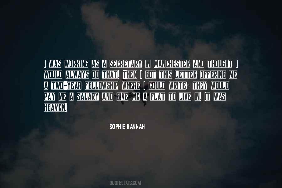 Sophie Hannah Quotes #1723187