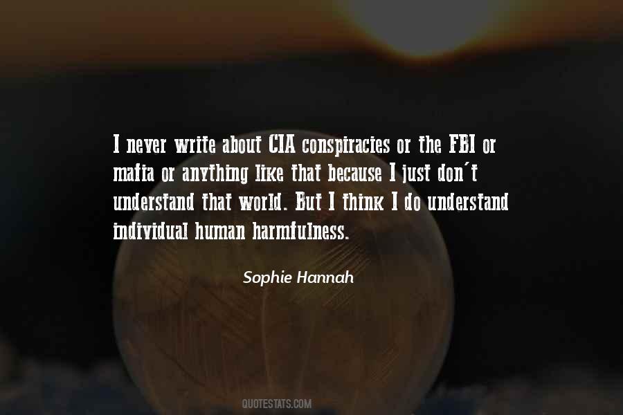 Sophie Hannah Quotes #246325