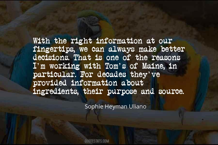 Sophie Heyman Uliano Quotes #1297445