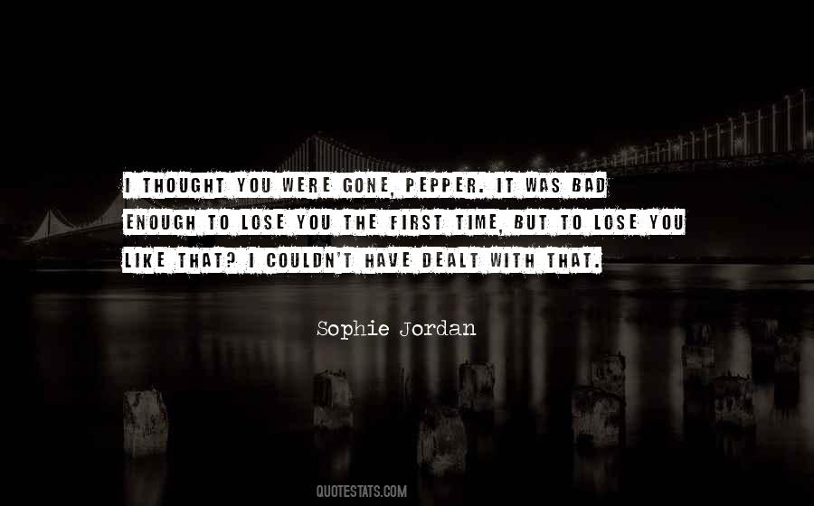 Sophie Jordan Quotes #1290672