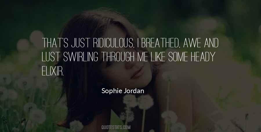 Sophie Jordan Quotes #1427108