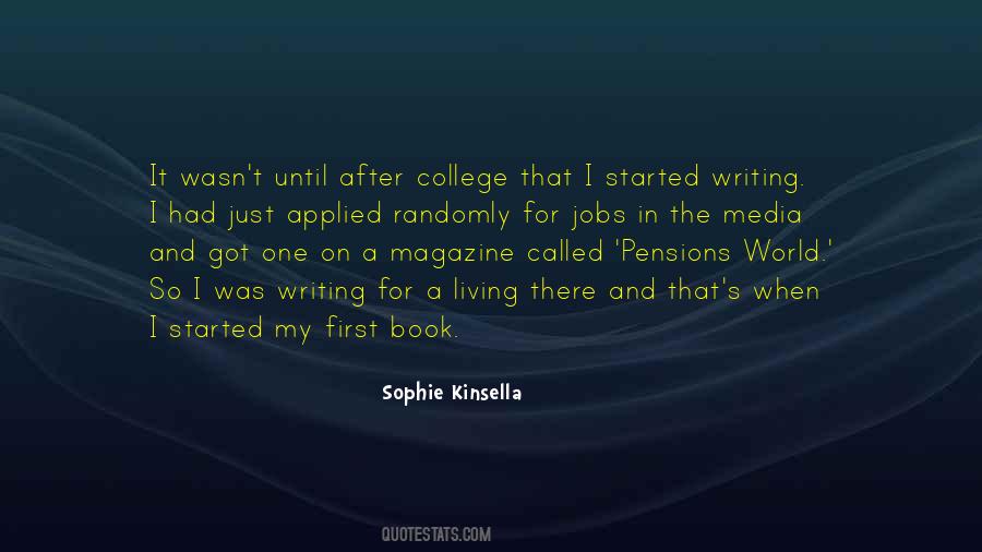 Sophie Kinsella Quotes #1098960