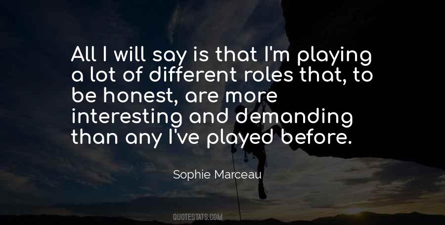 Sophie Marceau Quotes #1084413
