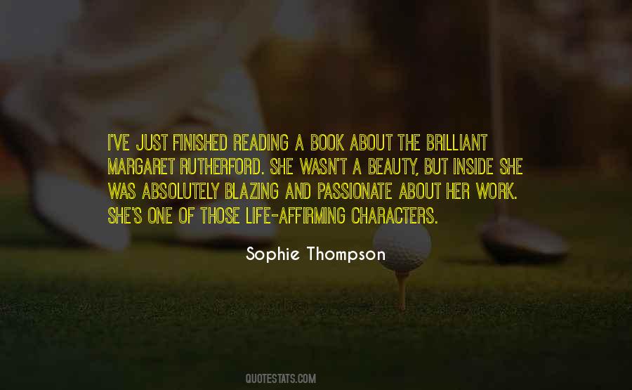 Sophie Thompson Quotes #1104948