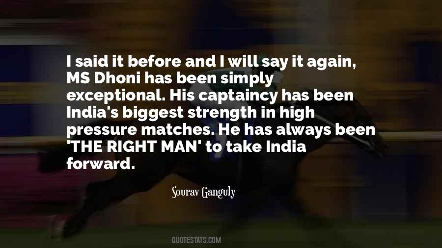 Sourav Ganguly Quotes #294367