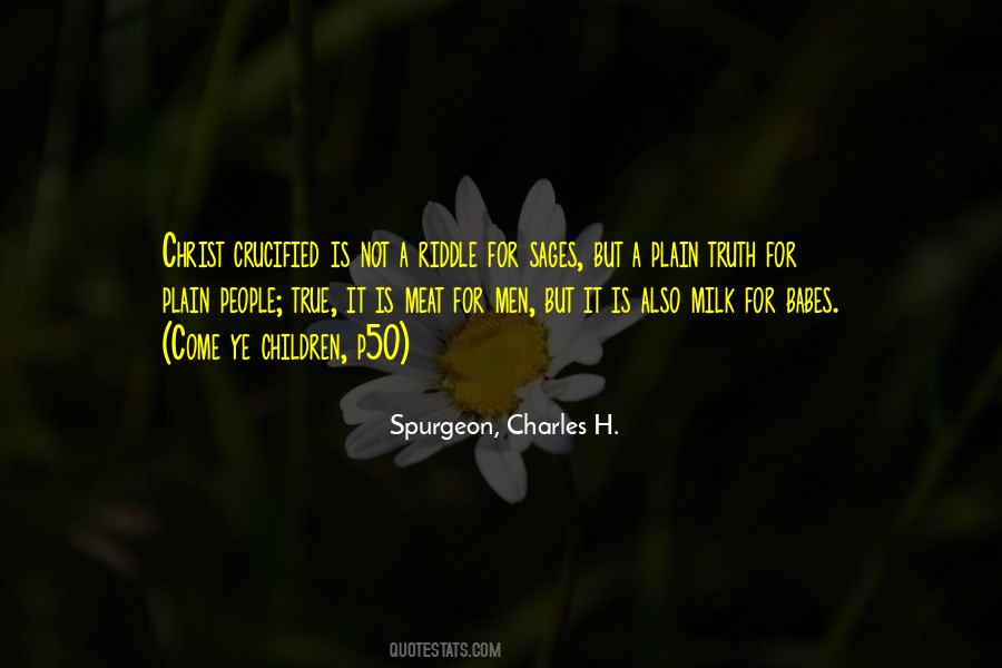 Spurgeon, Charles H. Quotes #1338527