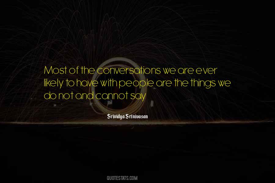 Srividya Srinivasan Quotes #292247