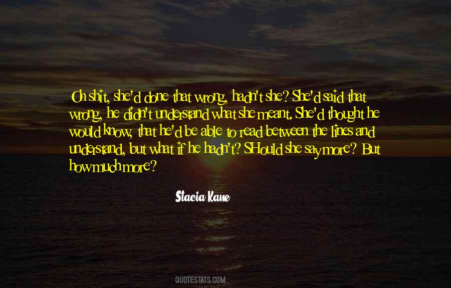 Stacia Kane Quotes #1787008