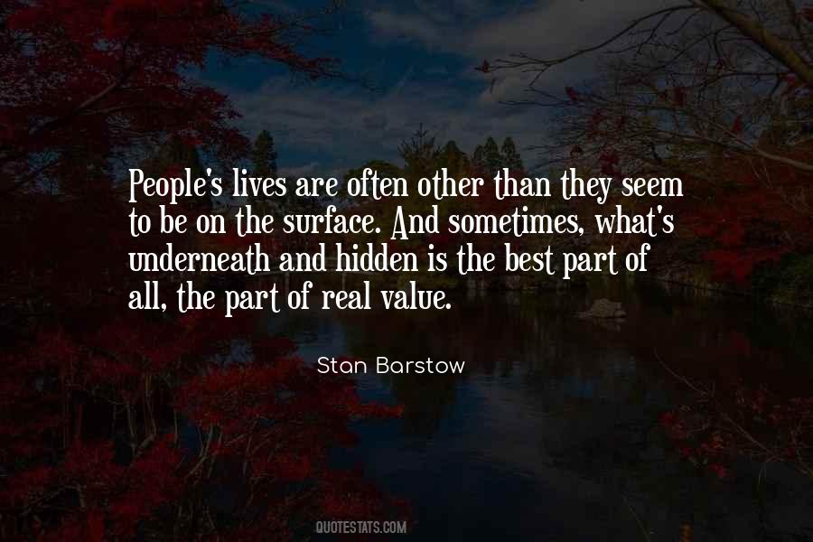 Stan Barstow Quotes #1192443