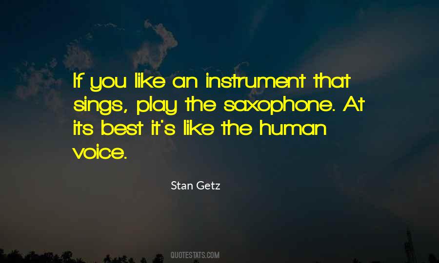 Stan Getz Quotes #1852543