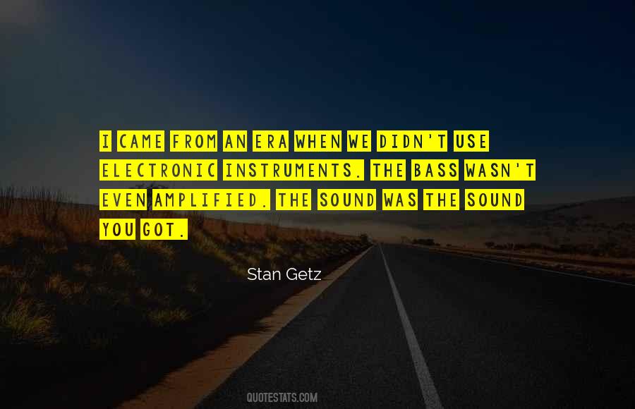 Stan Getz Quotes #355255