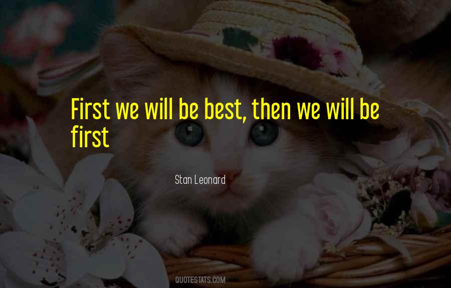 Stan Leonard Quotes #488740