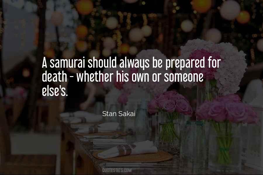 Stan Sakai Quotes #1325256