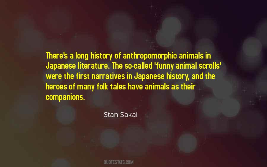 Stan Sakai Quotes #1664553