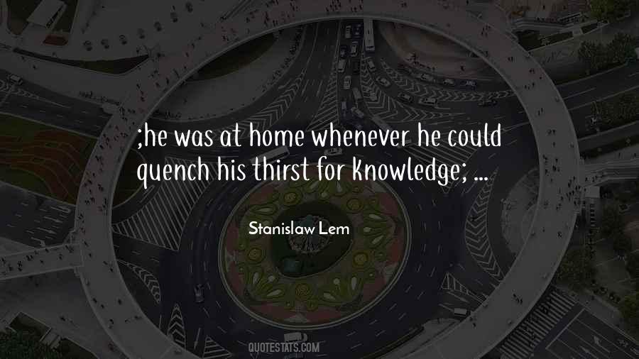 Stanislaw Lem Quotes #606169