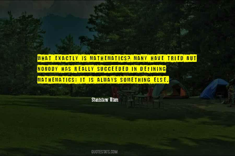 Stanislaw Ulam Quotes #754876