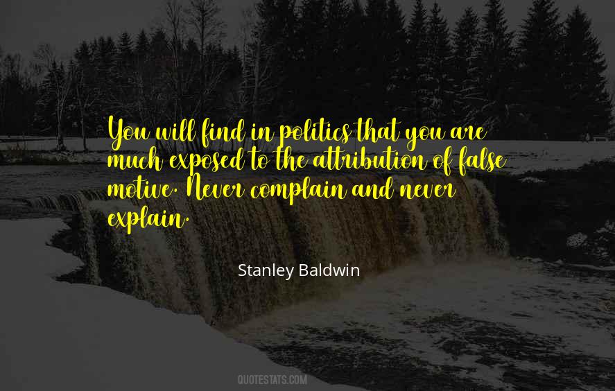 Stanley Baldwin Quotes #1771857