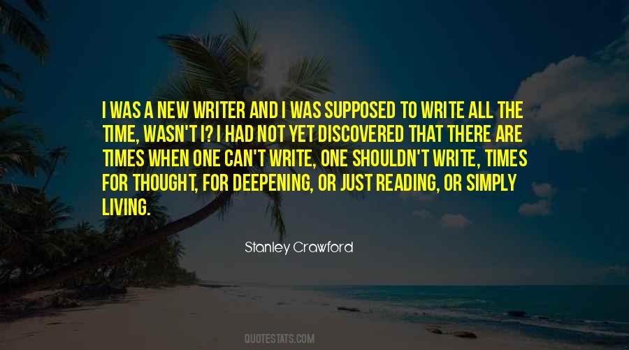 Stanley Crawford Quotes #1429333