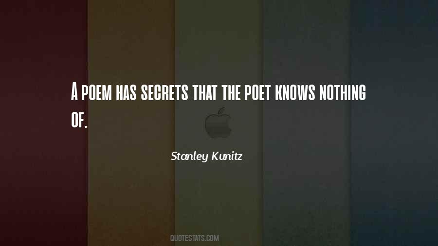 Stanley Kunitz Quotes #326399