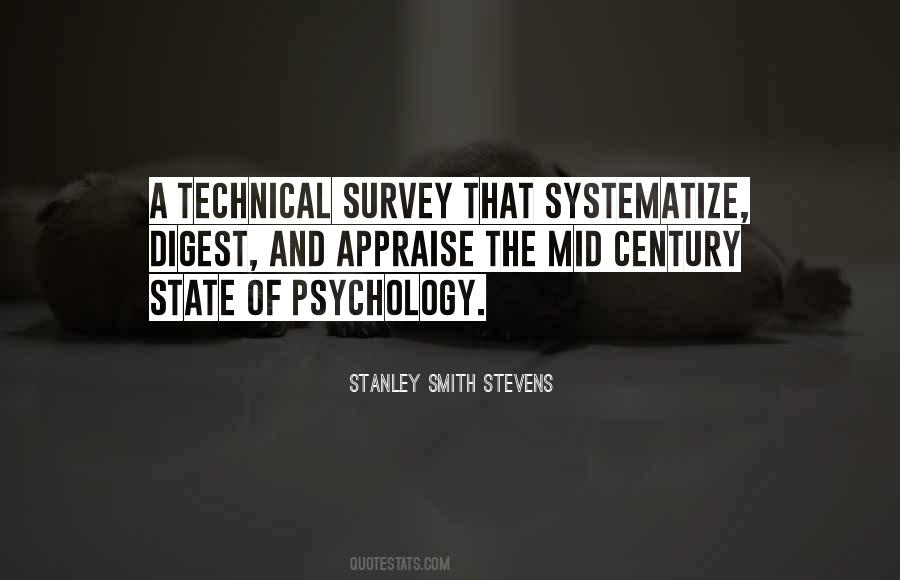 Stanley Smith Stevens Quotes #1262985