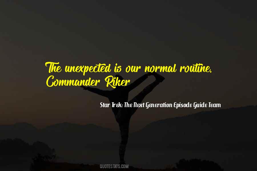 Star Trek: The Next Generation Episode Guide Team Quotes #1185989