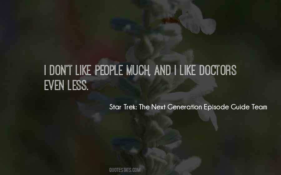 Star Trek: The Next Generation Episode Guide Team Quotes #1732924