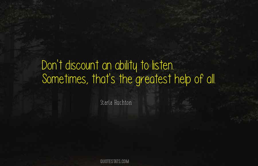 Starla Huchton Quotes #736066