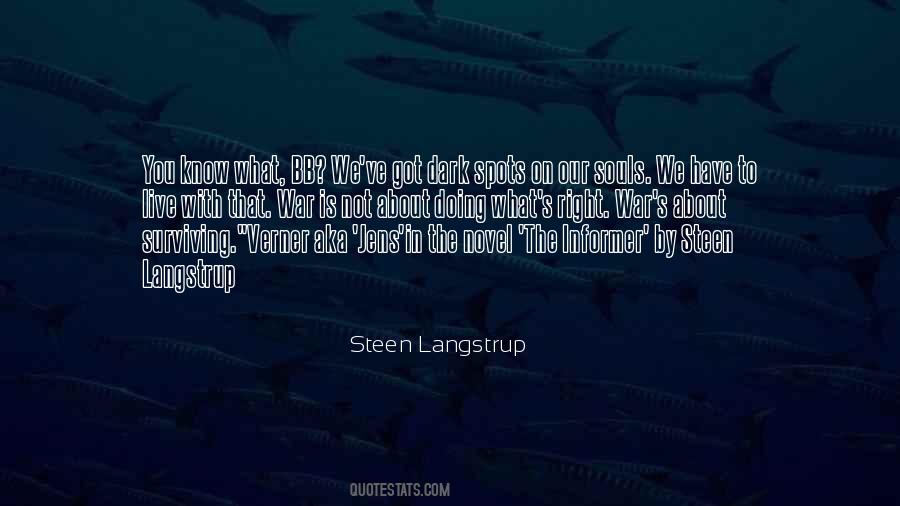 Steen Langstrup Quotes #480825