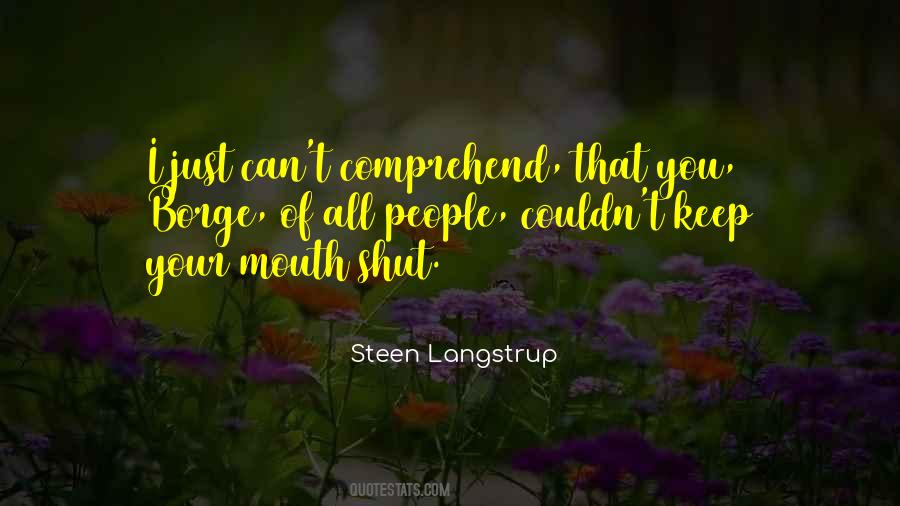 Steen Langstrup Quotes #781624