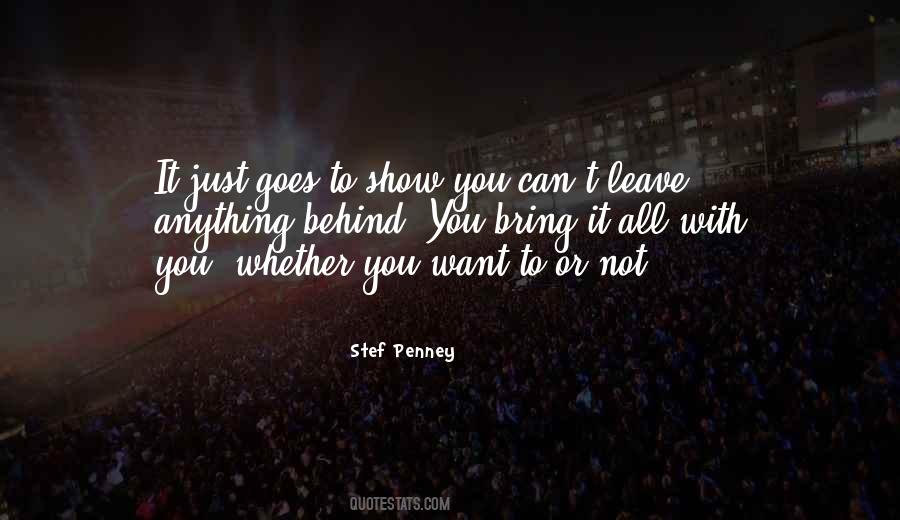 Stef Penney Quotes #1258777