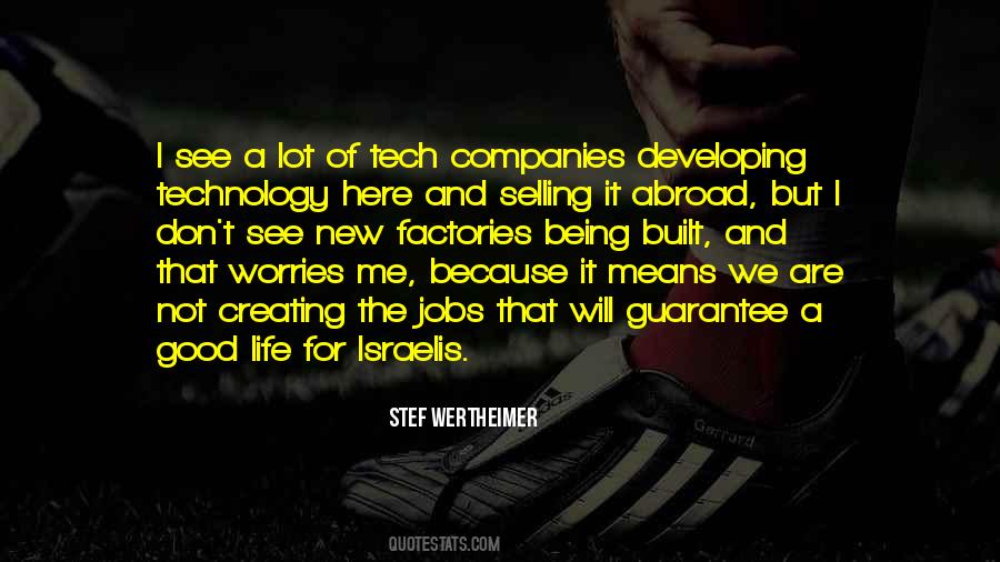 Stef Wertheimer Quotes #687482