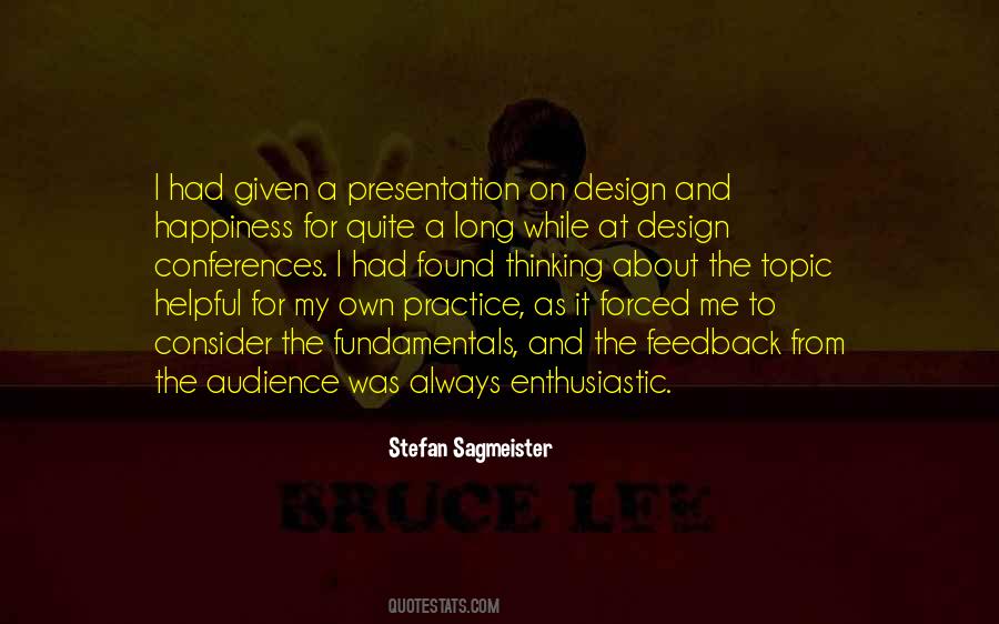 Stefan Sagmeister Quotes #218973