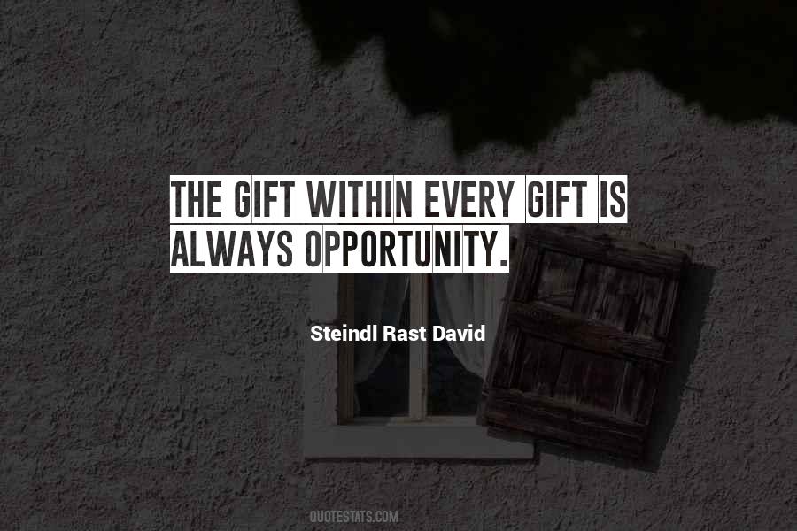 Steindl Rast David Quotes #623549