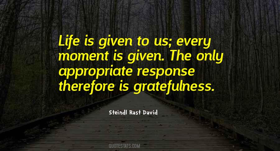 Steindl Rast David Quotes #735168