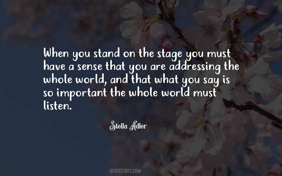 Stella Adler Quotes #293431