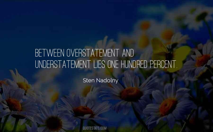 Sten Nadolny Quotes #810032