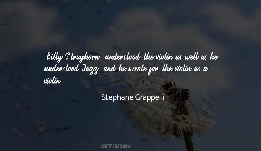 Stephane Grappelli Quotes #1198204