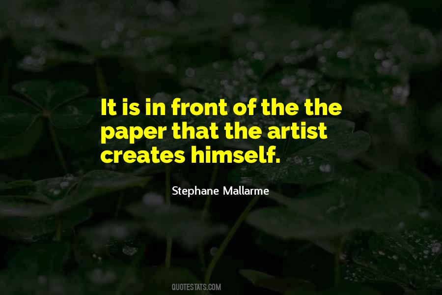 Stephane Mallarme Quotes #1426192