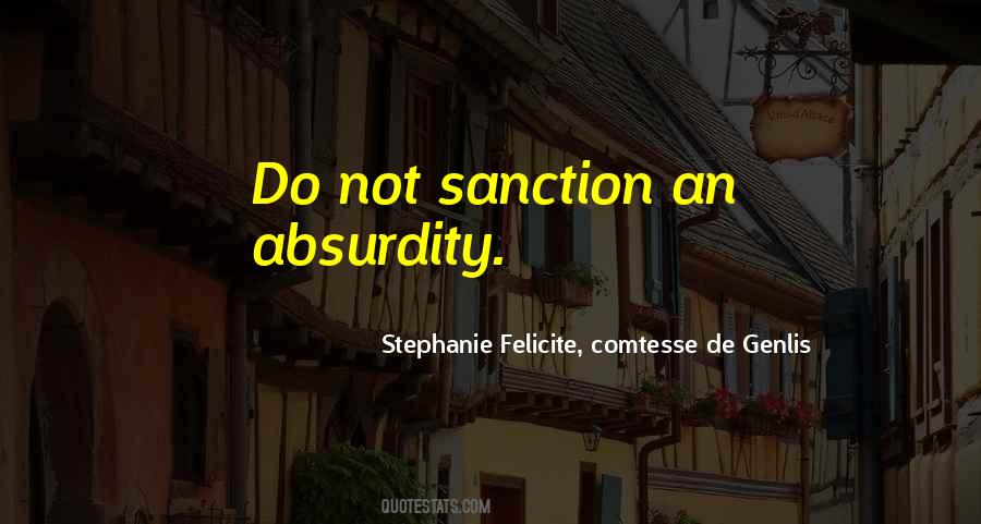 Stephanie Felicite, Comtesse De Genlis Quotes #207718