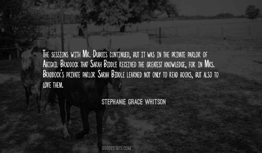 Stephanie Grace Whitson Quotes #444228